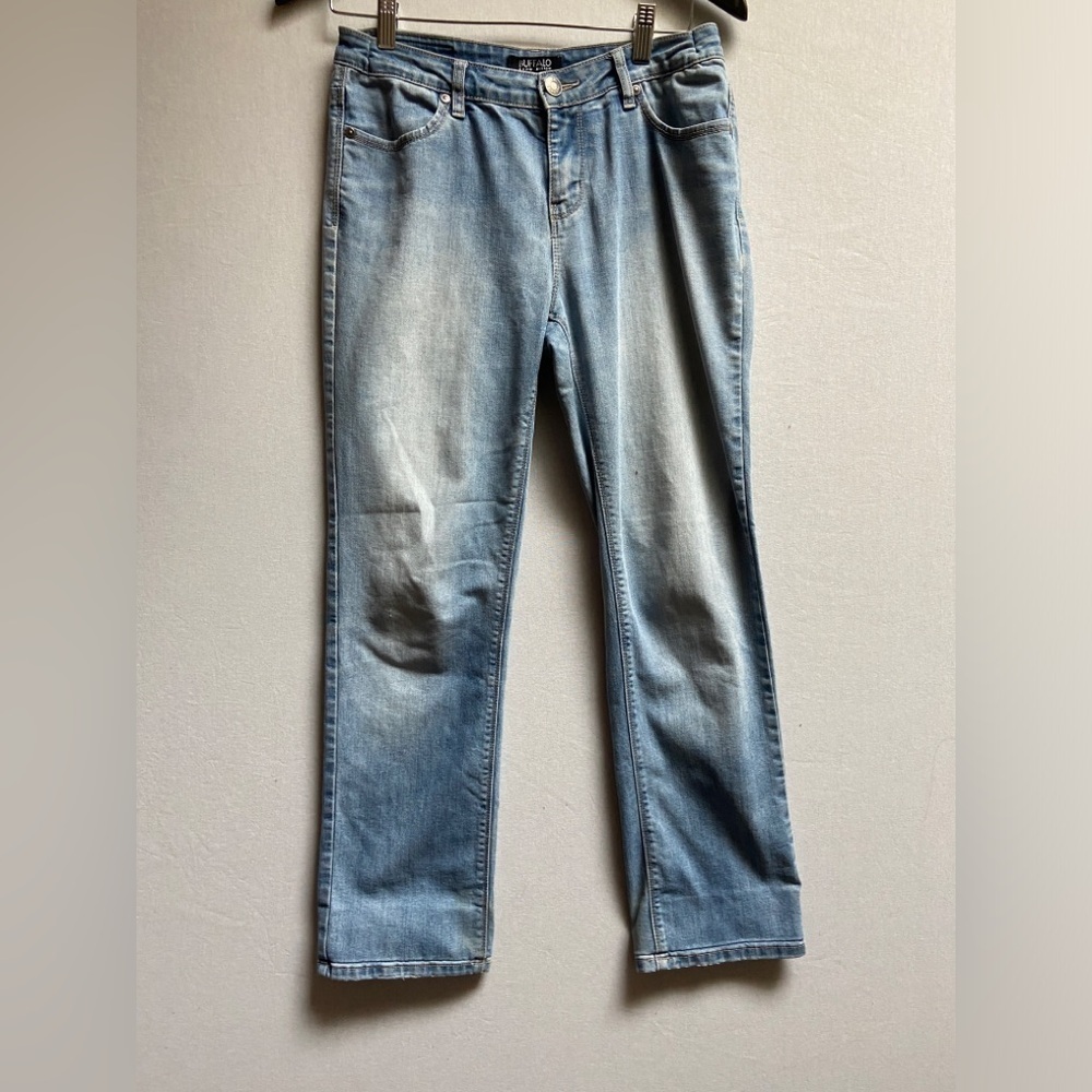 Buffalo David Bitton Mid Rise Straight Leg Denim Jeans Size 30 Altered